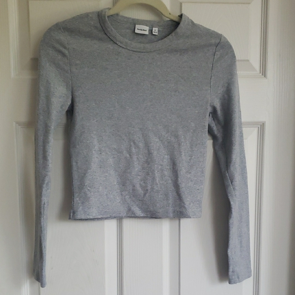 Sunday Best Heather Gray Top